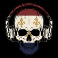 NOLA Skull Tee Design Black