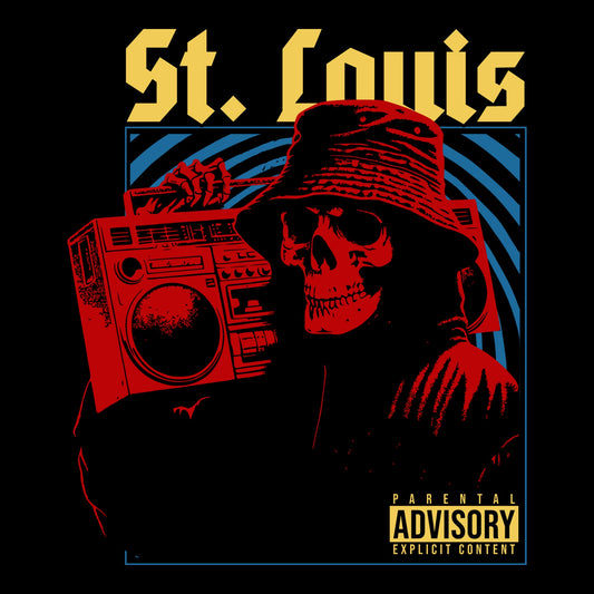 Explicit Lou Tee Design Black