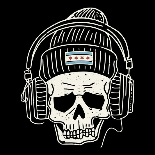 Chicago Smile Tee Design Black