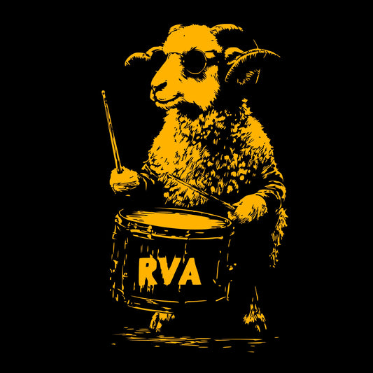 RVA Ram Tee Design Black