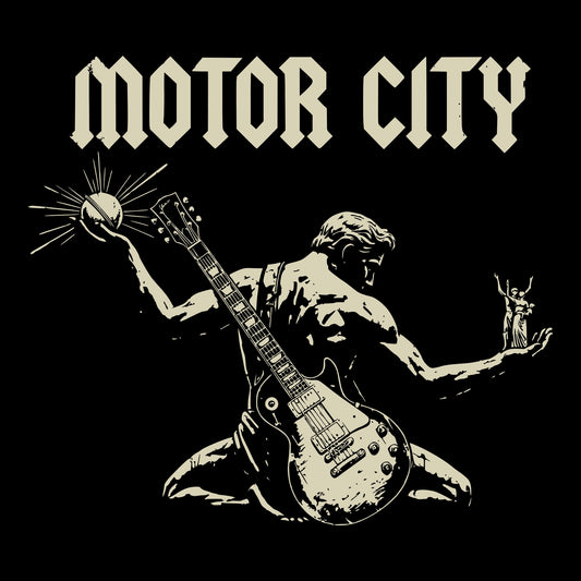 Spirit of Detroit Tee Design Black