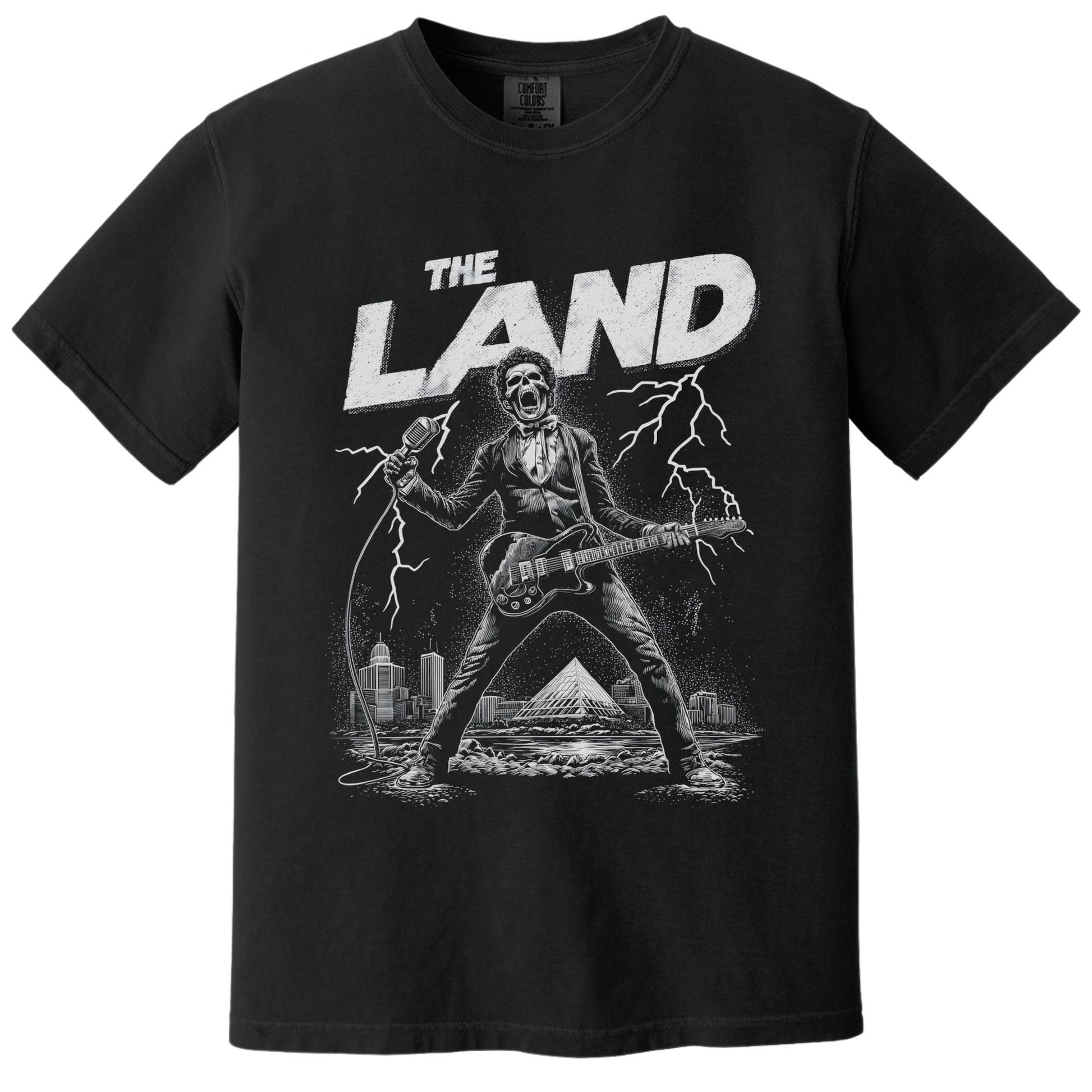 The Land Rocker T-Shirt | Comfort Colors® 1717 Black