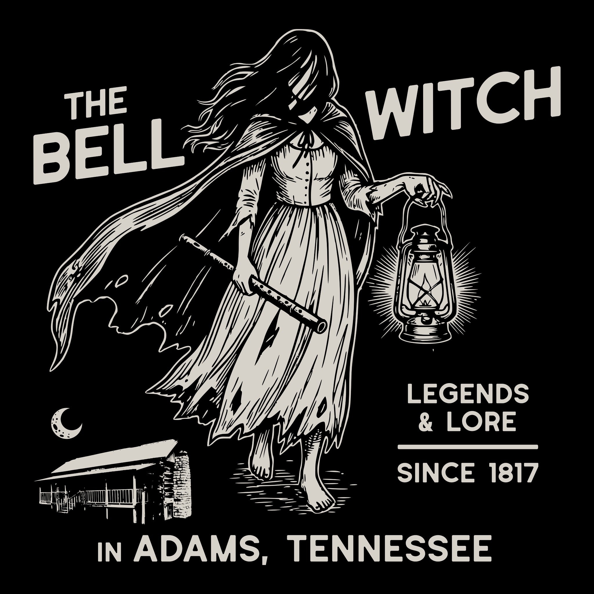 Bell Witch Tee Design black