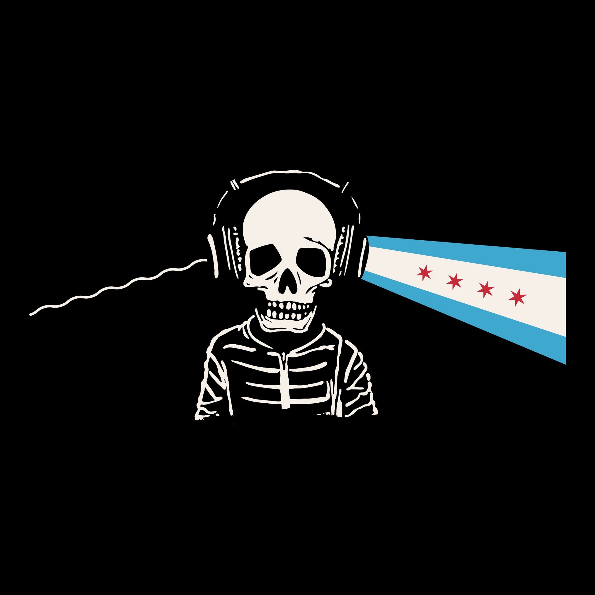 Chi Cans Tee Design Black