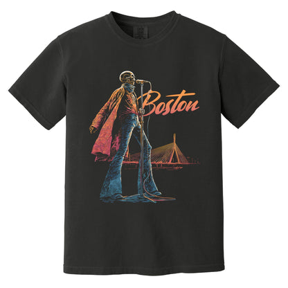 Zakim Bridge T-Shirt | Comfort Colors® 1717 Black