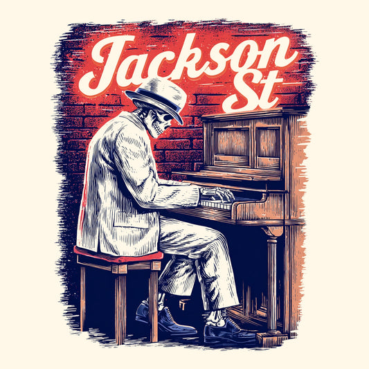 Jackson St. Tee Design Ivory