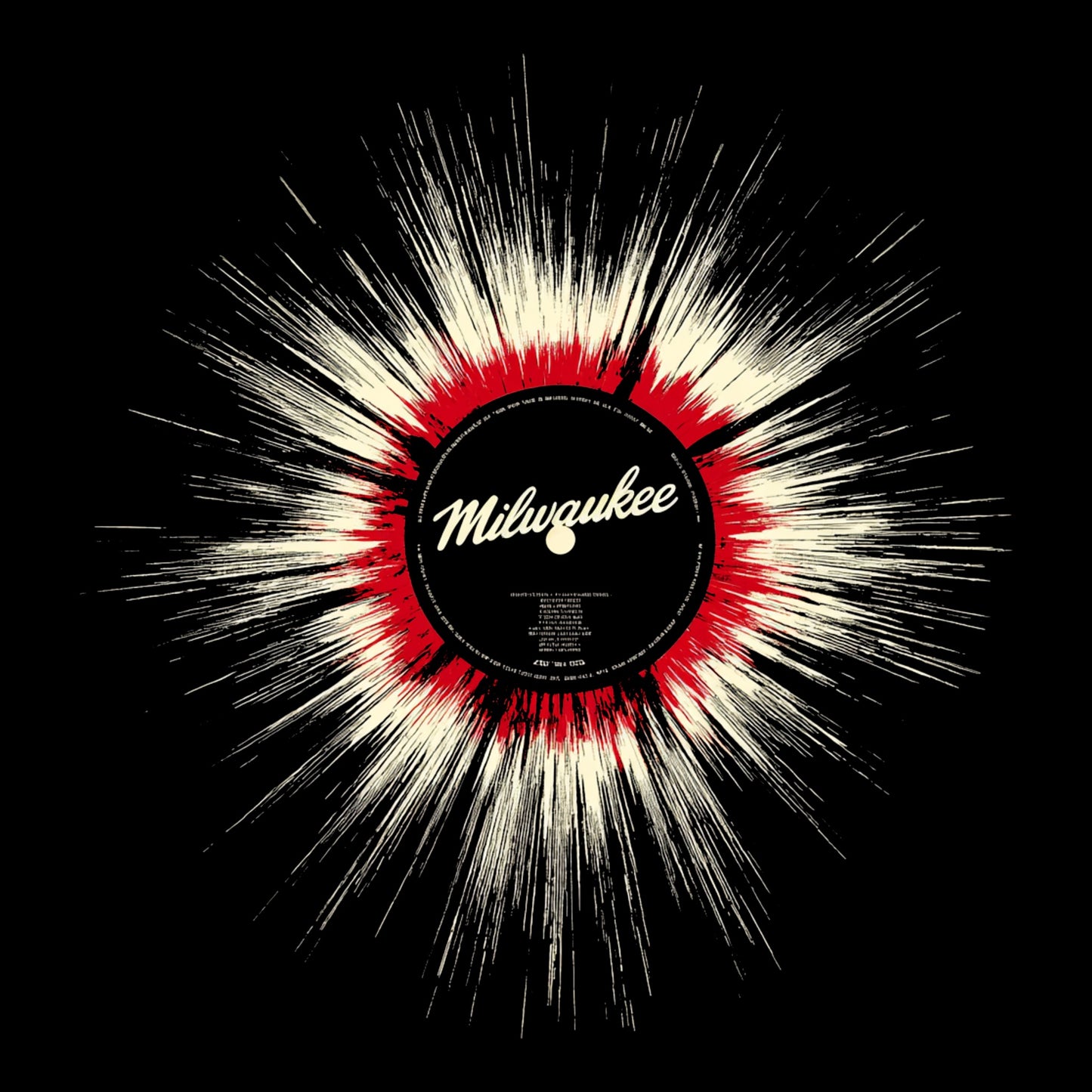 Milwaukee Hits T-Shirt Design Black