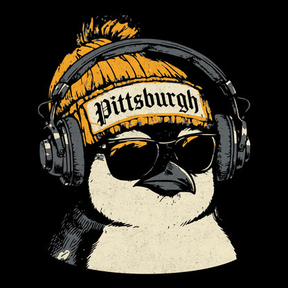 Penguin Tee Design Black