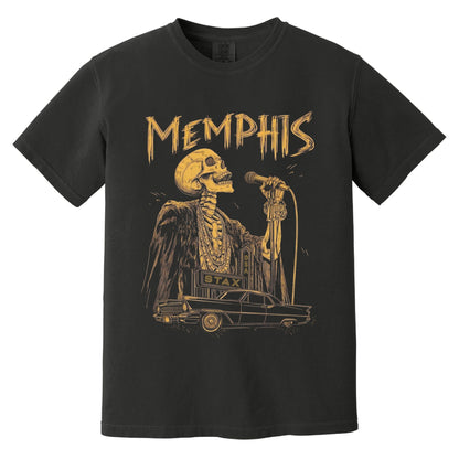 Memphis Soul Skeleton T-Shirt | Comfort Colors® 1717 Black