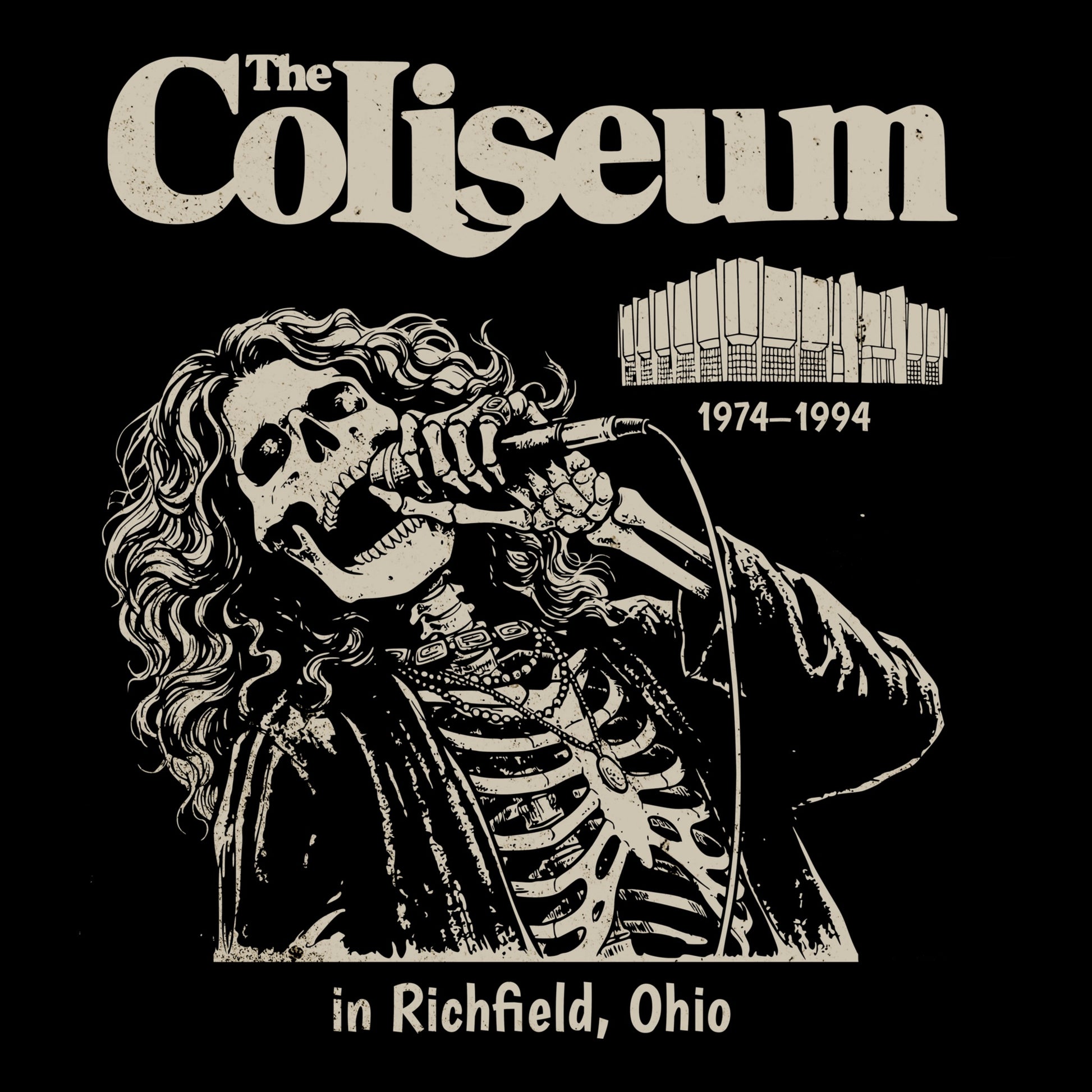 The Coliseum Tee Design Black