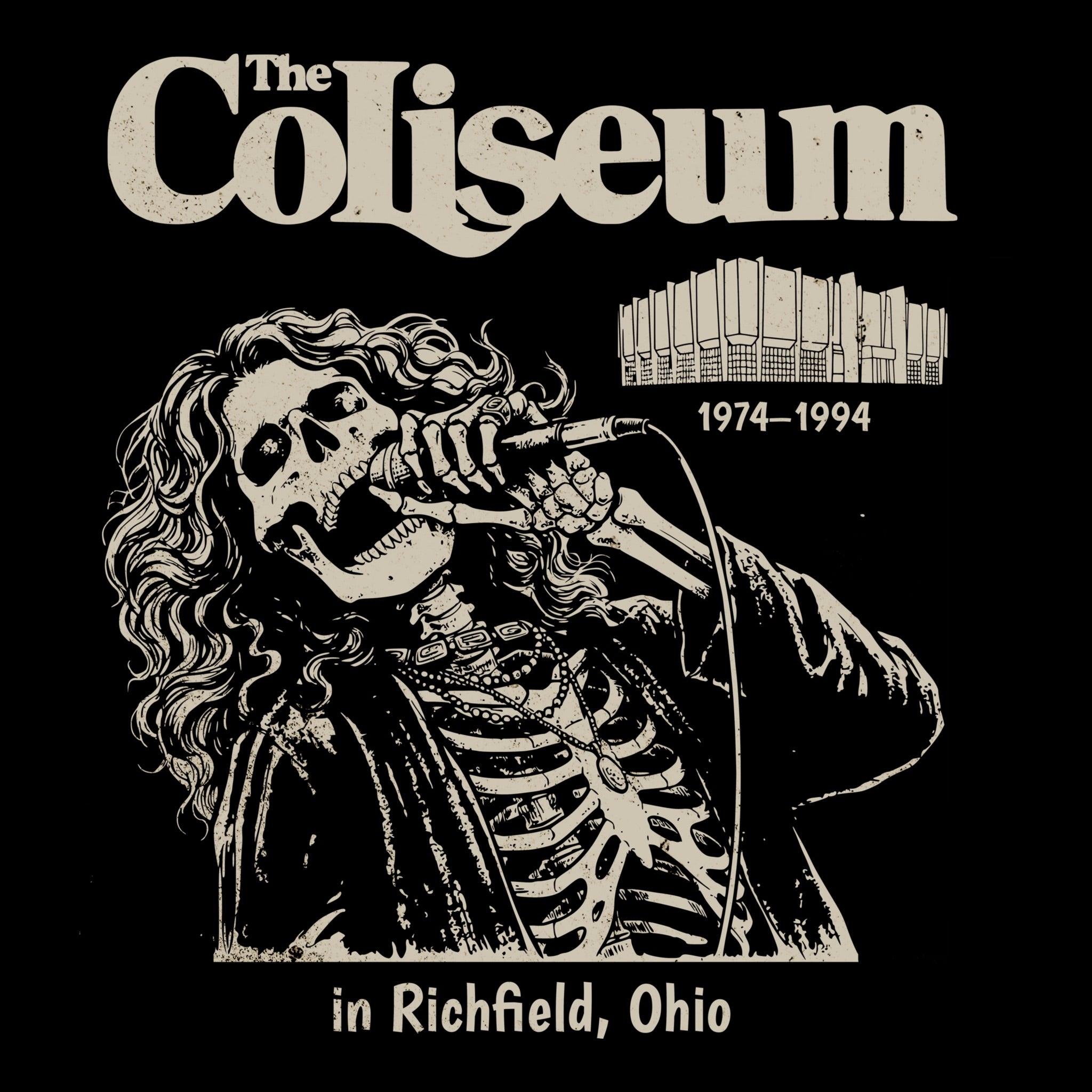 The Coliseum Tee Design Black