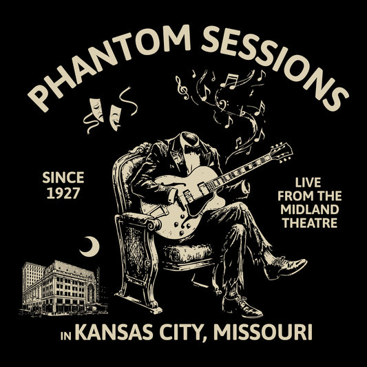 Phantom Sessions Tee Design Black