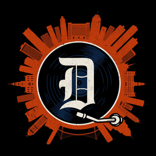 The D Vinyl Tee Design Black