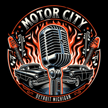 Vintage MC Tee Design Black