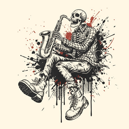 Ska Revival Tee Design Natural