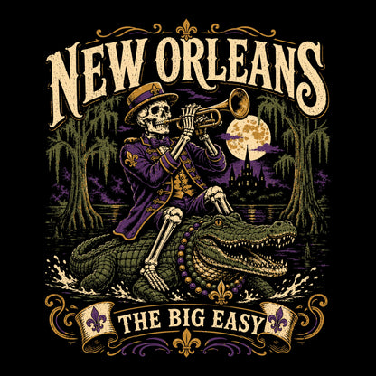 Alligator Tee Black Design