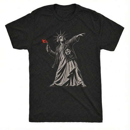 Anarchy Tee Black Mockup