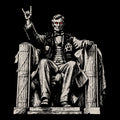 Angry Lincoln Tee Black Design