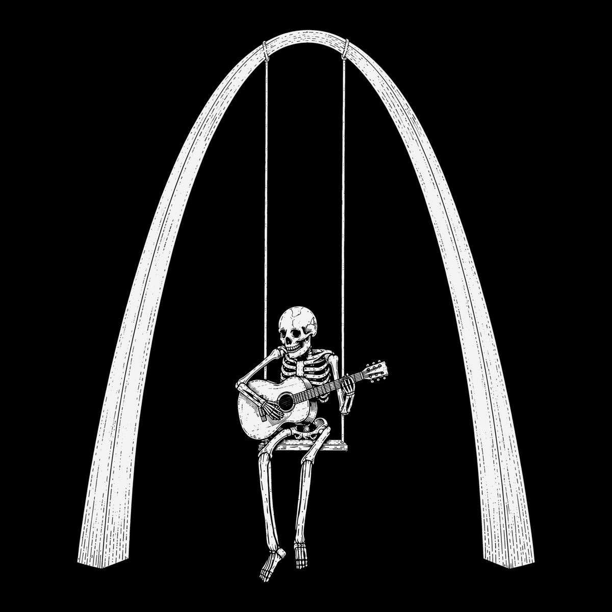 Arch Ballad Tee Black Design