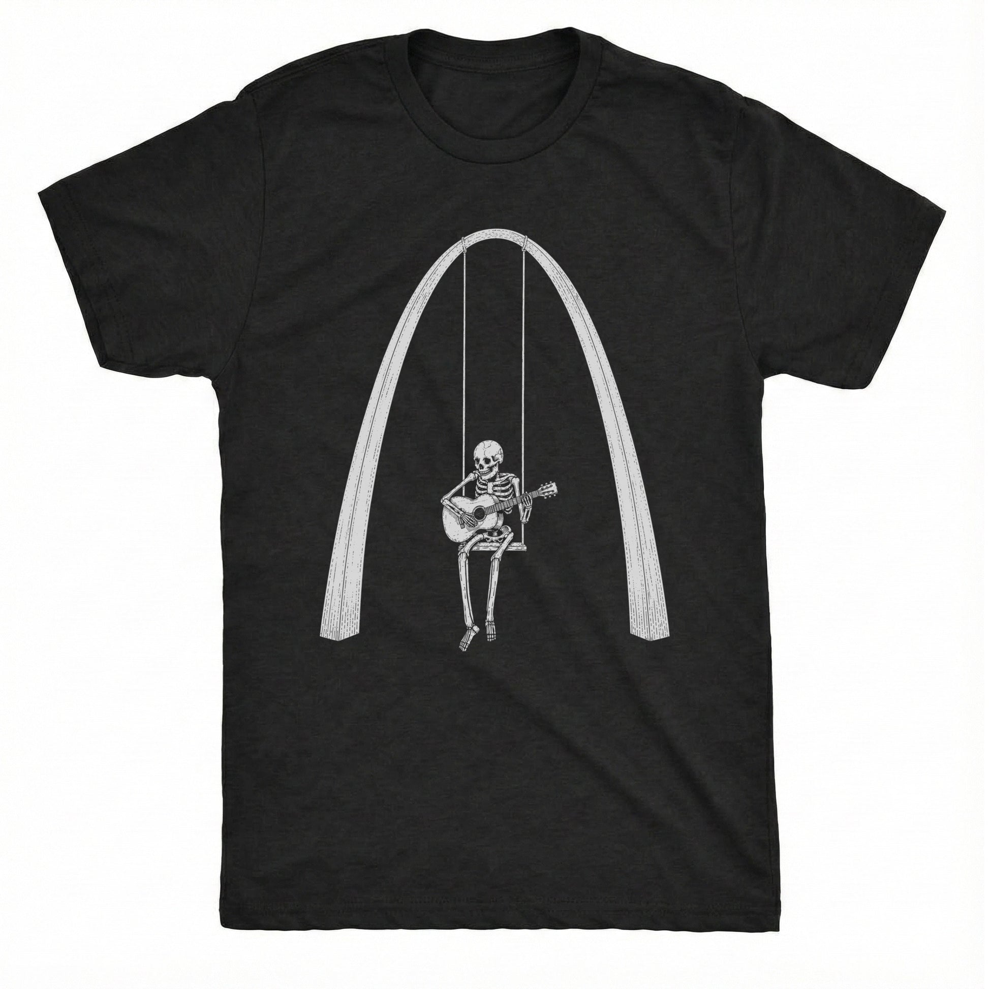 Arch Ballad Tee Black Mockup