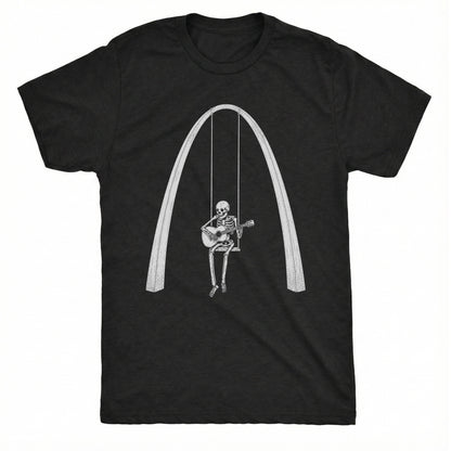 Arch Ballad Tee Black Mockup