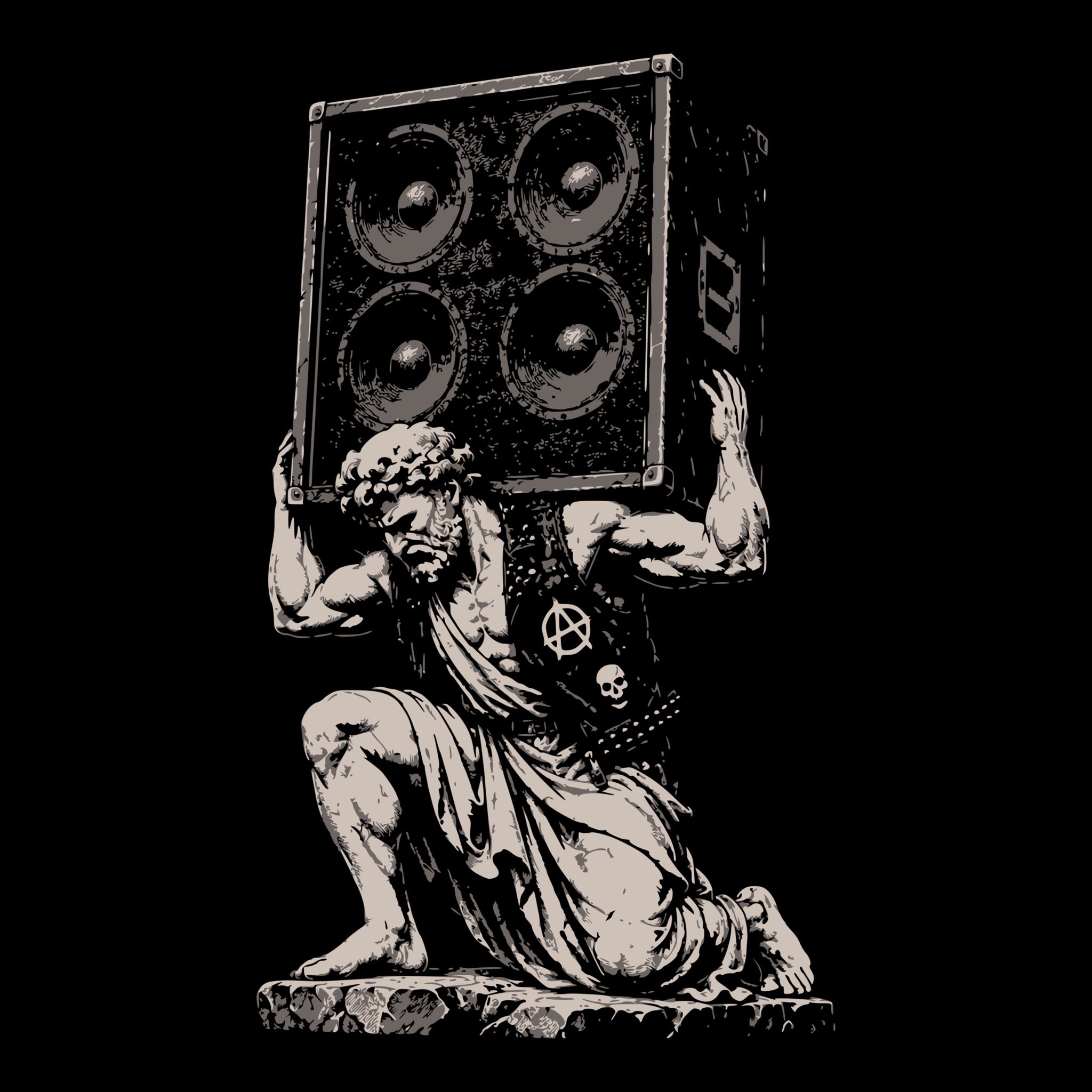Atlas Roadie Tee Black Design