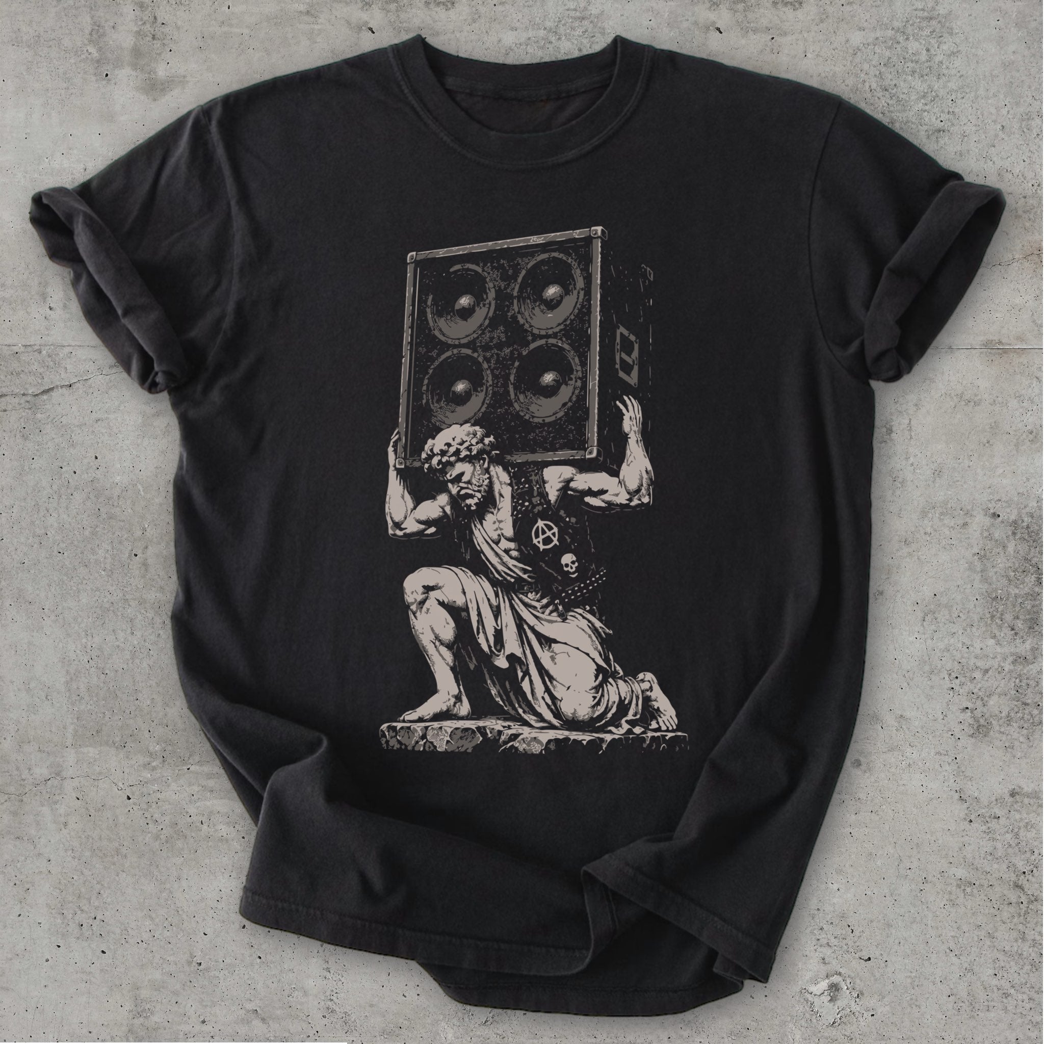 Atlas Roadie Tee Black Mockup