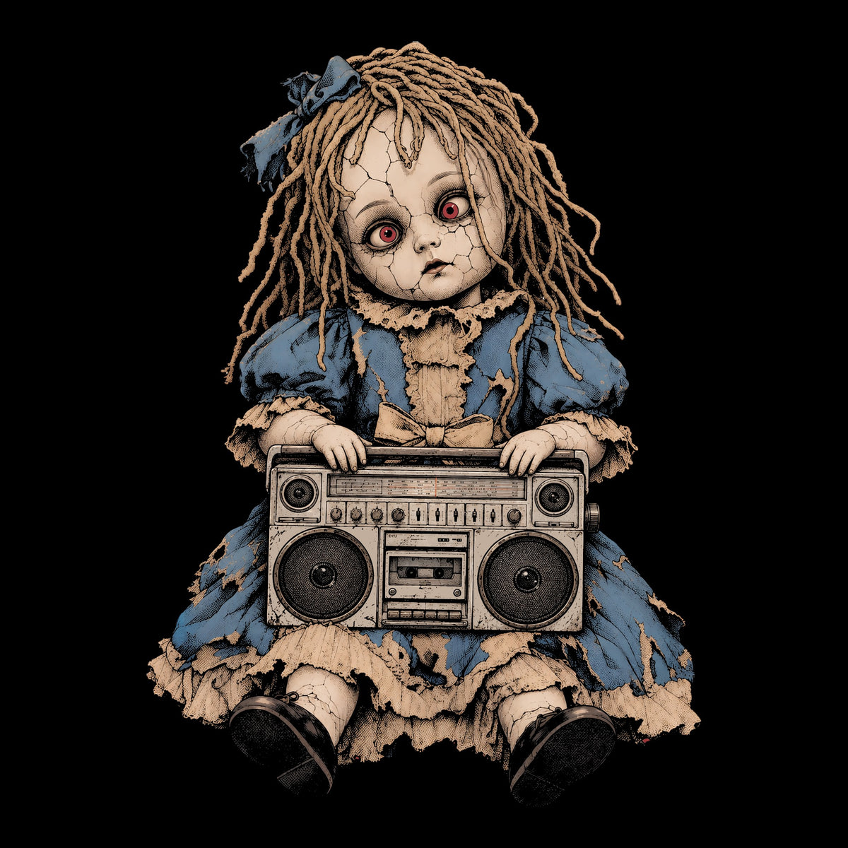 Baby Doll Tee Black Design