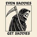 Baddies Tee Natural Design