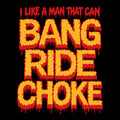 Bang Ride Choke tee Black Design