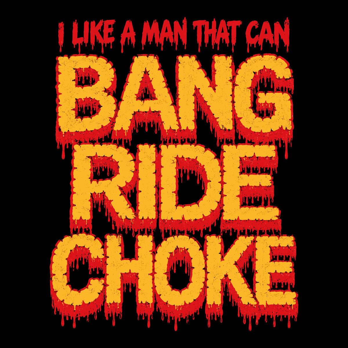 Bang Ride Choke tee Black Design