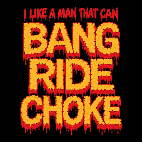Bang Ride Choke tee Black Design