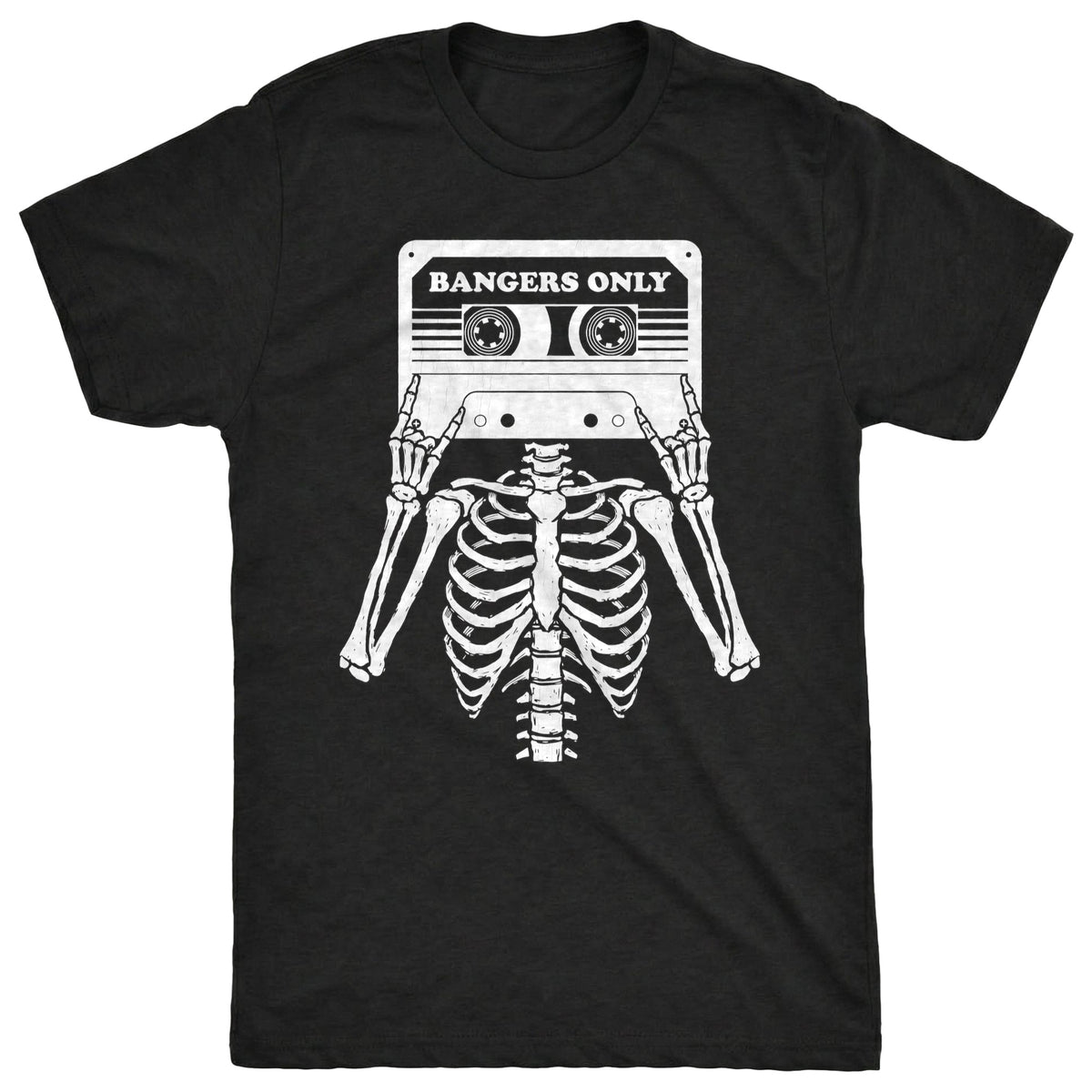Bangers Only Tee Black Mockup