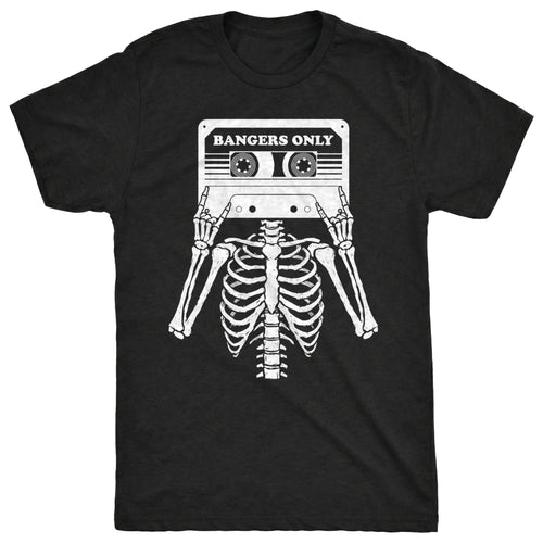 Bangers Only Tee Black Mockup