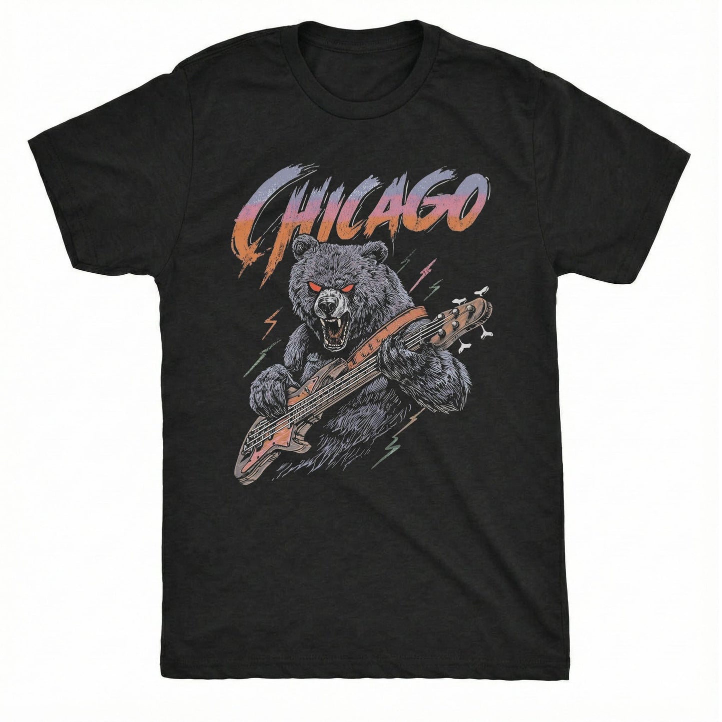 Bass Bear Tee | Comfort Colors® 1717 Black