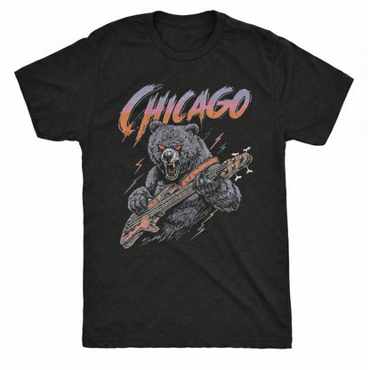 Bass Bear Tee | Comfort Colors® 1717 Black