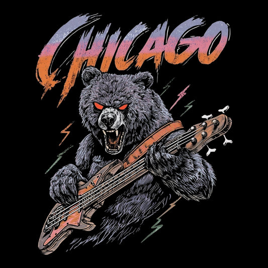 Bass Bear Tee Design