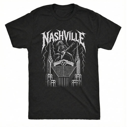 Batman Building Tee Black Mockup
