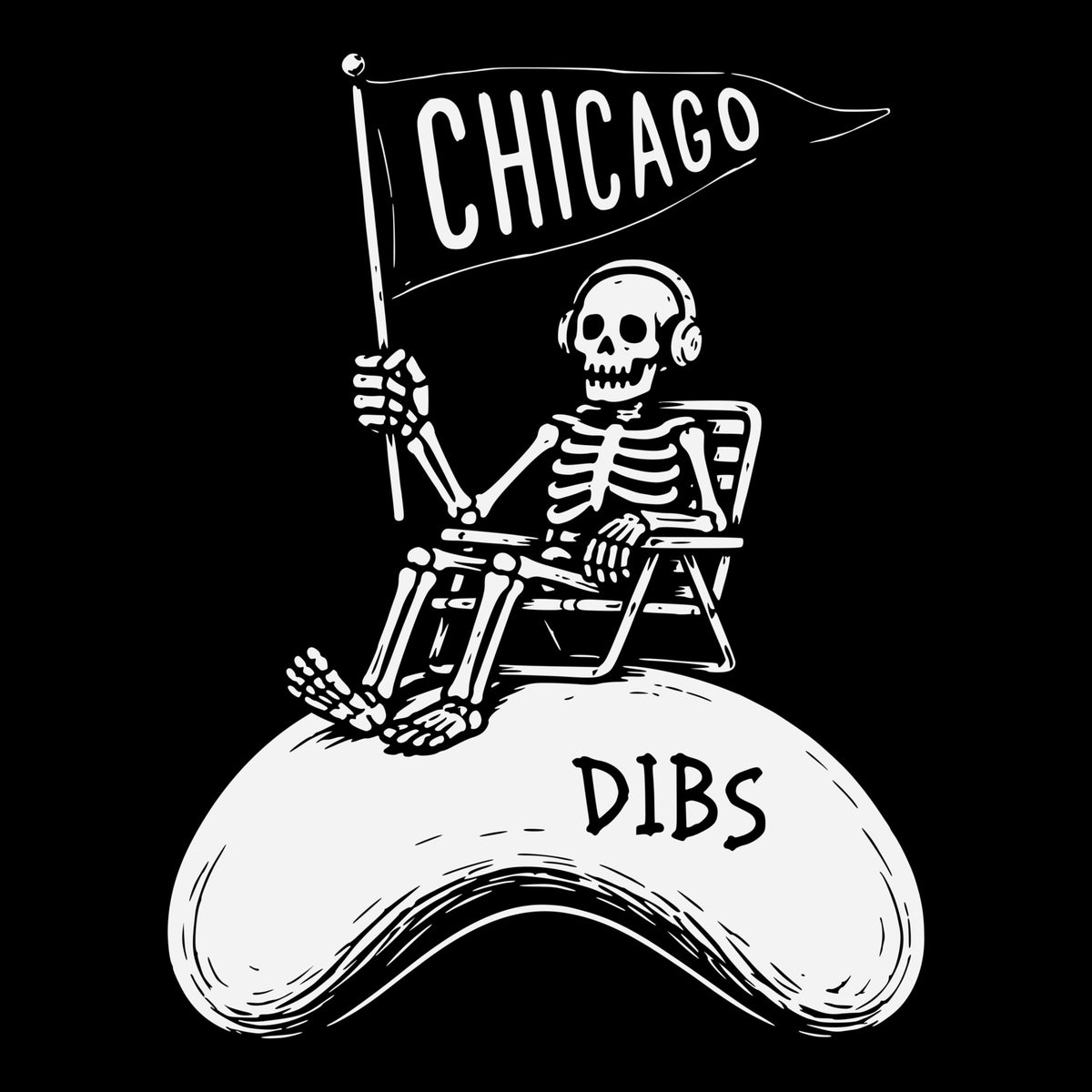 Bean Dibs Tee Black Design