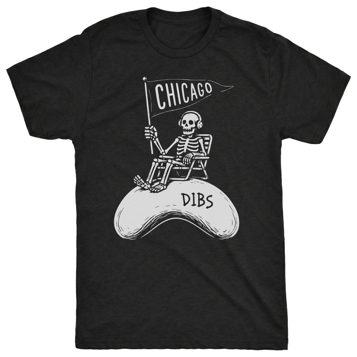 Bean Dibs Tee Black Mockup