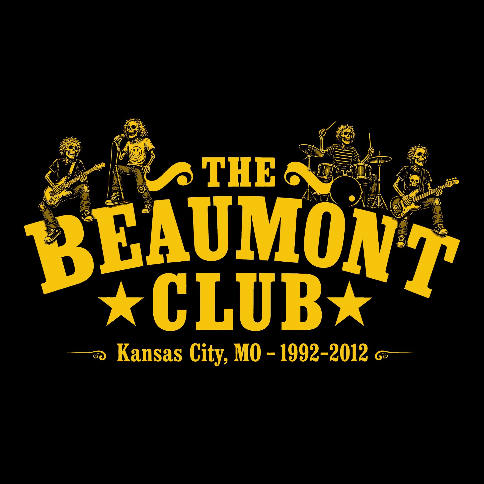 Beaumont Club Tee Black Design