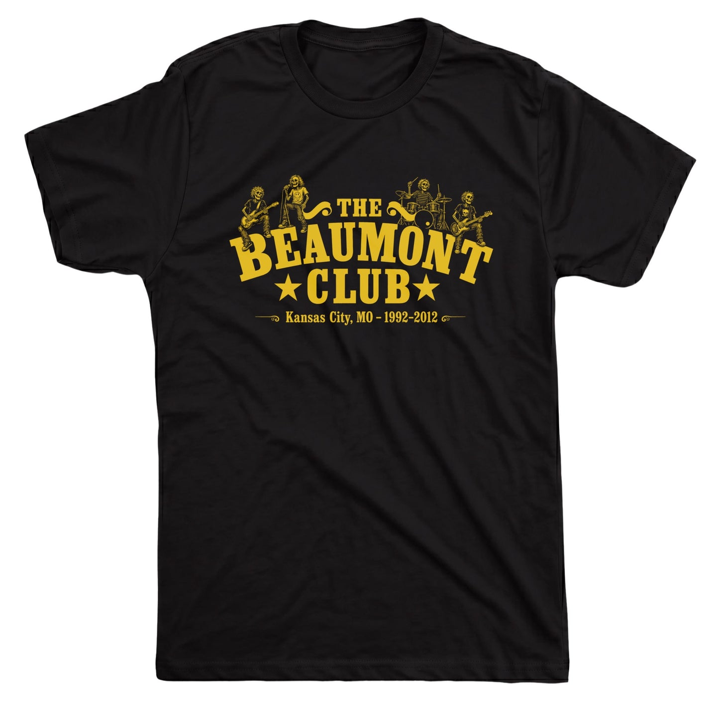 Beaumont Club Tee Black Mockup