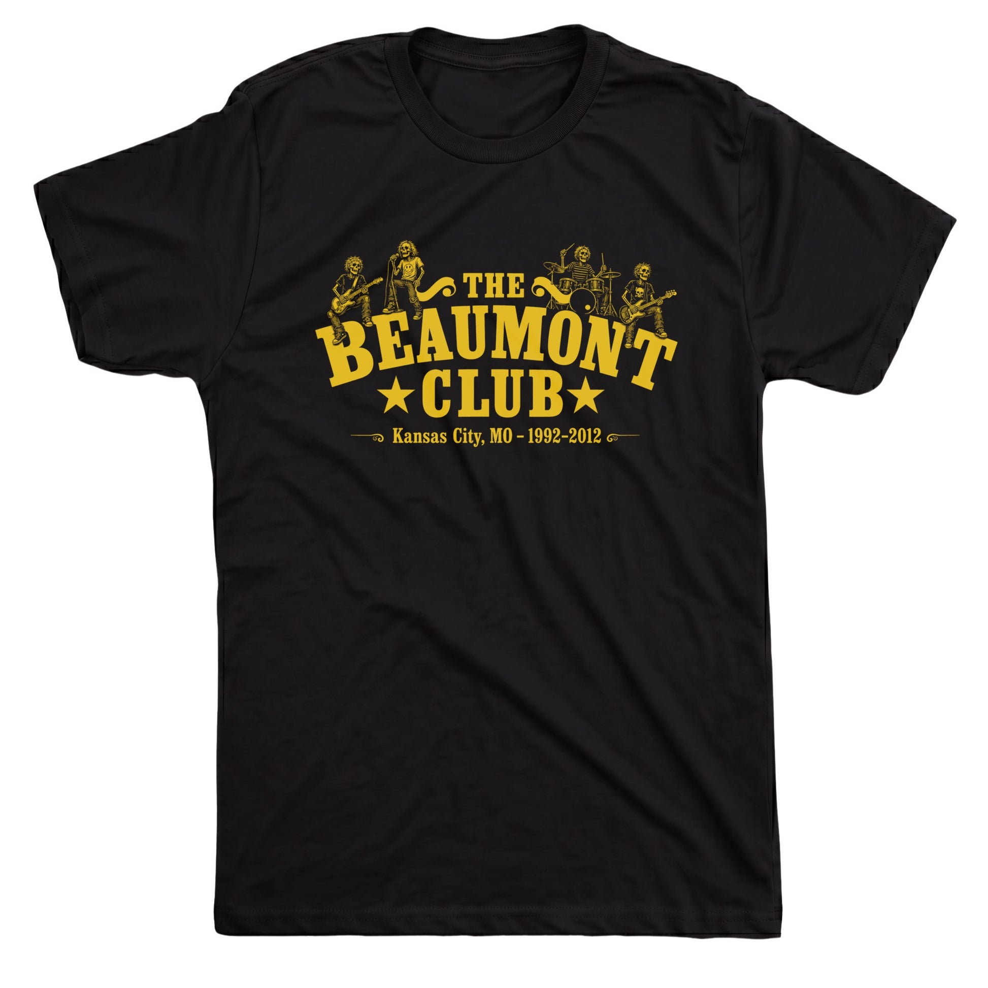 Beaumont Club Tee Black Mockup