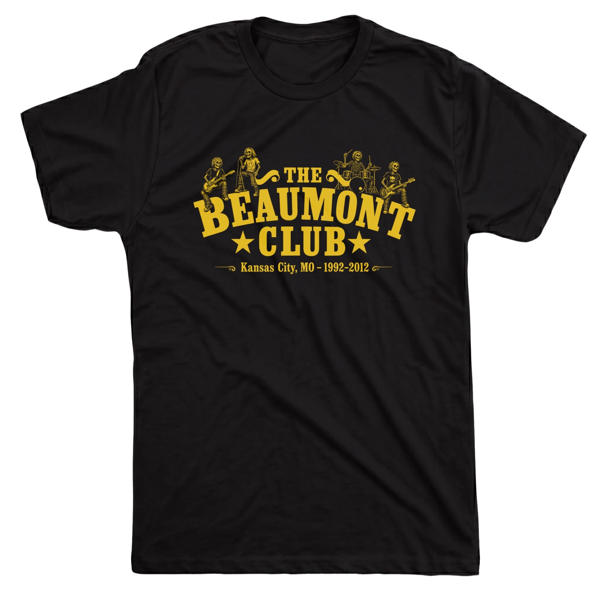 Beaumont Club Tee Black Mockup