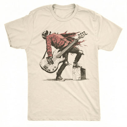 Big Bass Tee Natural Mockup