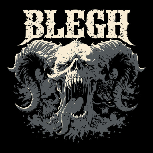 Blegh Tee Black Design