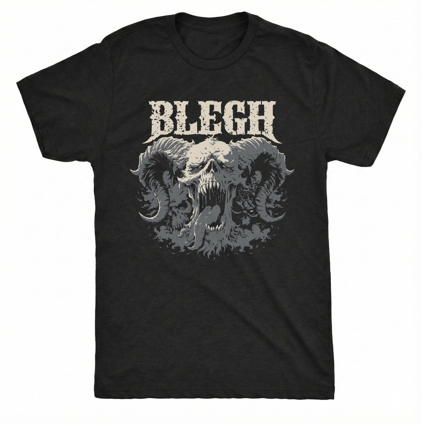 Blegh Tee Black Mockup