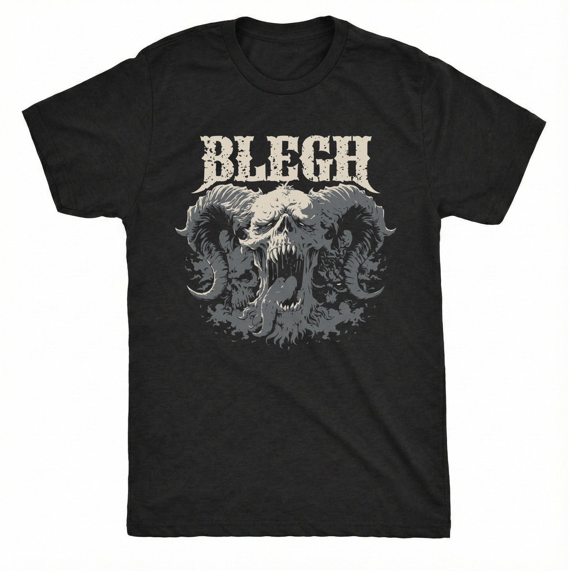 Blegh Tee Black Mockup
