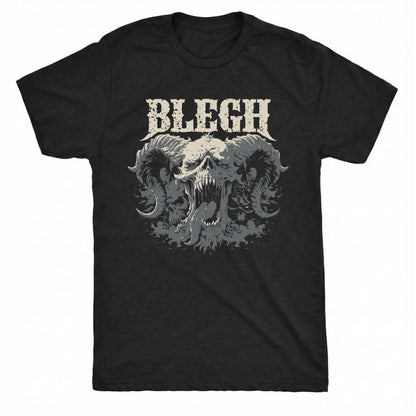 Blegh Tee Black Mockup