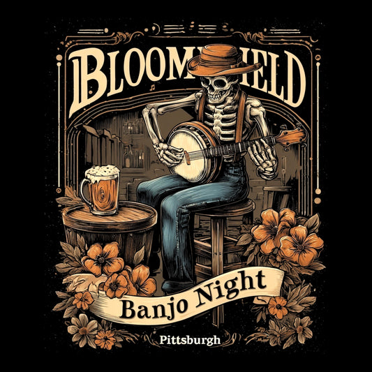 Bloomfield Banjo T-Shirt Design